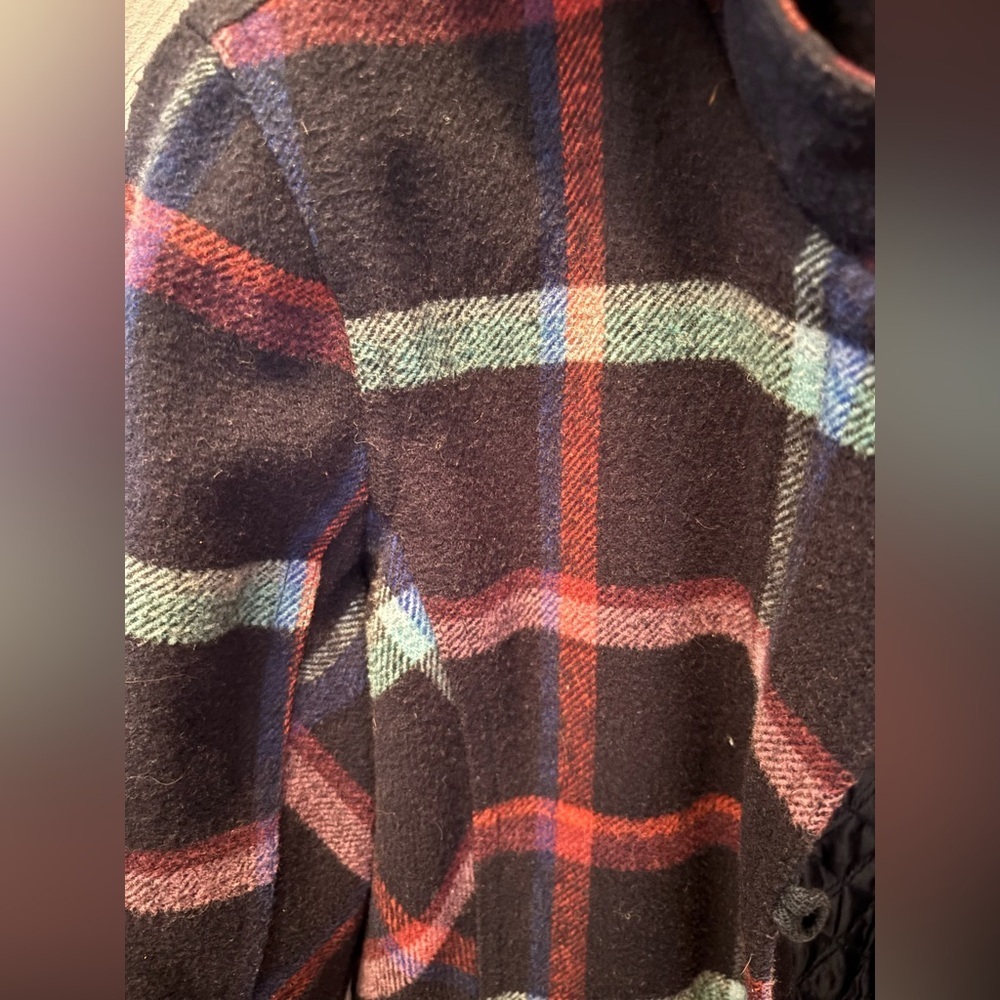 Billabong Multicolor Plaid Hooded Jacket - Picture 5 of 7